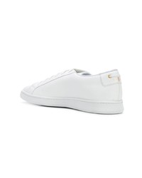 Baskets basses en cuir blanches Car Shoe