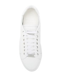 Baskets basses en cuir blanches Philipp Plein