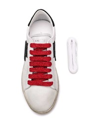 Baskets basses en cuir blanches Amiri