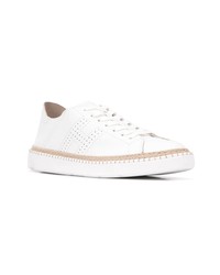 Baskets basses en cuir blanches Hogan