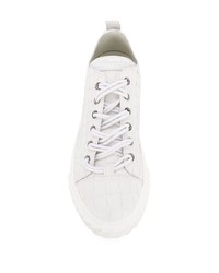 Baskets basses en cuir blanches Giuseppe Zanotti