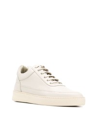 Baskets basses en cuir blanches Filling Pieces