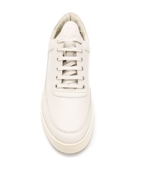 Baskets basses en cuir blanches Filling Pieces