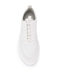 Baskets basses en cuir blanches Grenson