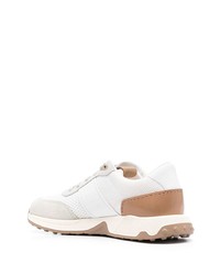 Baskets basses en cuir blanches Tod's