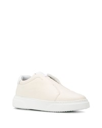 Baskets basses en cuir blanches Harrys Of London