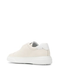 Baskets basses en cuir blanches Harrys Of London