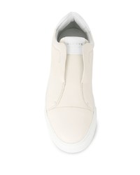 Baskets basses en cuir blanches Harrys Of London