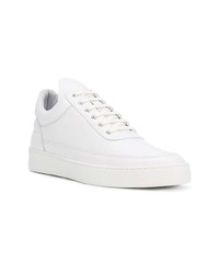 Baskets basses en cuir blanches Filling Pieces