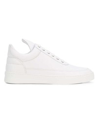 Baskets basses en cuir blanches Filling Pieces