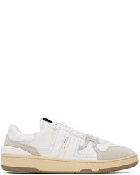 Baskets basses en cuir blanches Lanvin