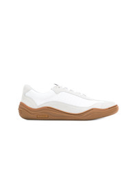 Baskets basses en cuir blanches Lanvin