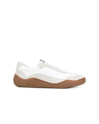 Baskets basses en cuir blanches Lanvin