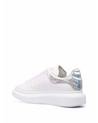 Baskets basses en cuir blanches Alexander McQueen