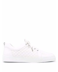 Baskets basses en cuir blanches Leandro Lopes