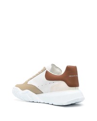 Baskets basses en cuir blanches Alexander McQueen