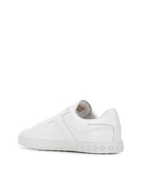 Baskets basses en cuir blanches Tod's