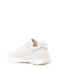 Baskets basses en cuir blanches Alexander McQueen