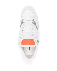 Baskets basses en cuir blanches Heron Preston