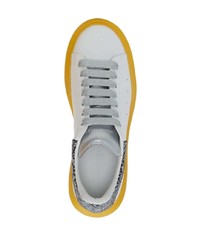 Baskets basses en cuir blanches Alexander McQueen