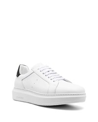 Baskets basses en cuir blanches Scarosso