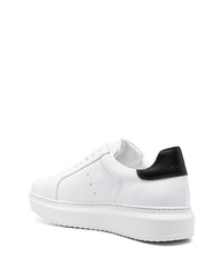 Baskets basses en cuir blanches Scarosso