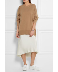 Baskets basses en cuir blanches Jil Sander