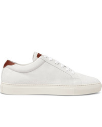 Baskets basses en cuir blanches Brunello Cucinelli