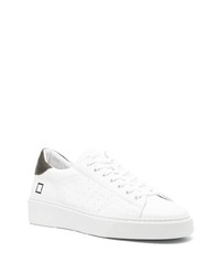 Baskets basses en cuir blanches D.A.T.E