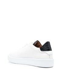 Baskets basses en cuir blanches Billionaire