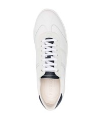 Baskets basses en cuir blanches Ferragamo