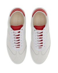 Baskets basses en cuir blanches Ferragamo