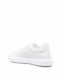 Baskets basses en cuir blanches Lanvin