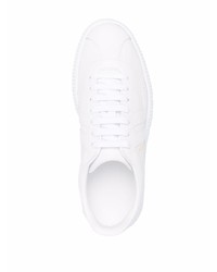 Baskets basses en cuir blanches Lanvin