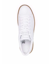 Baskets basses en cuir blanches Balmain