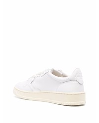 Baskets basses en cuir blanches AUTRY