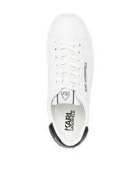 Baskets basses en cuir blanches Karl Lagerfeld