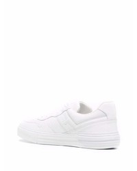 Baskets basses en cuir blanches Hogan