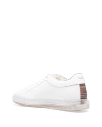 Baskets basses en cuir blanches Paul Smith