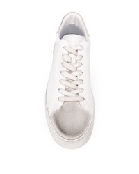 Baskets basses en cuir blanches Hogan