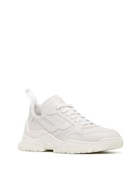 Baskets basses en cuir blanches Bally