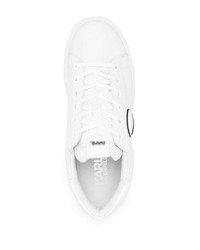 Baskets basses en cuir blanches Karl Lagerfeld