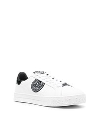 Baskets basses en cuir blanches VERSACE JEANS COUTURE