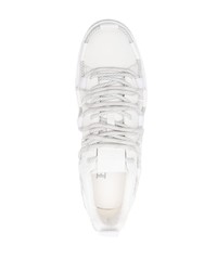 Baskets basses en cuir blanches Balmain