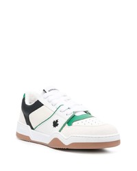 Baskets basses en cuir blanches DSQUARED2