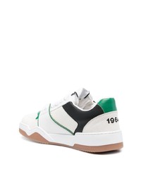 Baskets basses en cuir blanches DSQUARED2