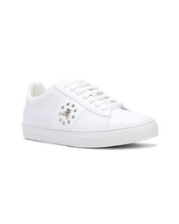 Baskets basses en cuir blanches Philipp Plein