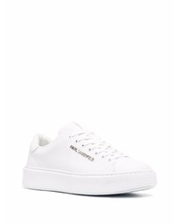 Baskets basses en cuir blanches Karl Lagerfeld