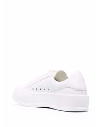 Baskets basses en cuir blanches Alexander McQueen