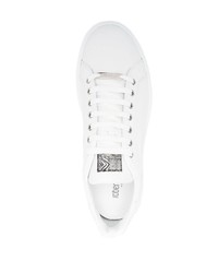 Baskets basses en cuir blanches Roberto Cavalli